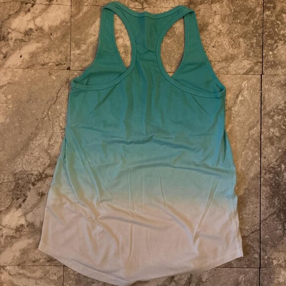 Women's Nike Teal Ombre Tank - Picture 2 of 2